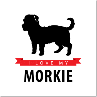 I Love My Morkie Posters and Art